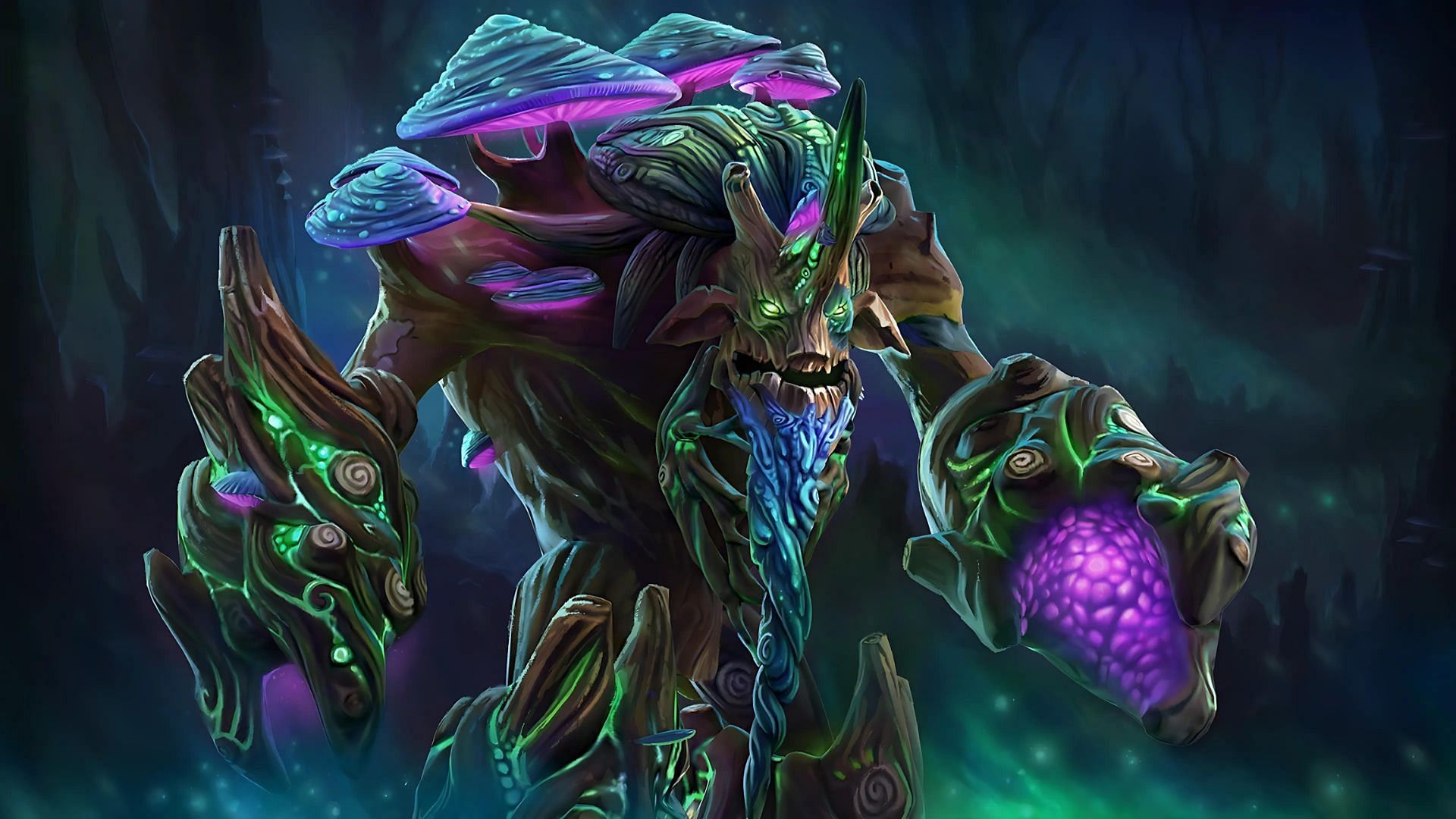 Treant Protector&#039;s Agaric Flourish set (Image via Valve)