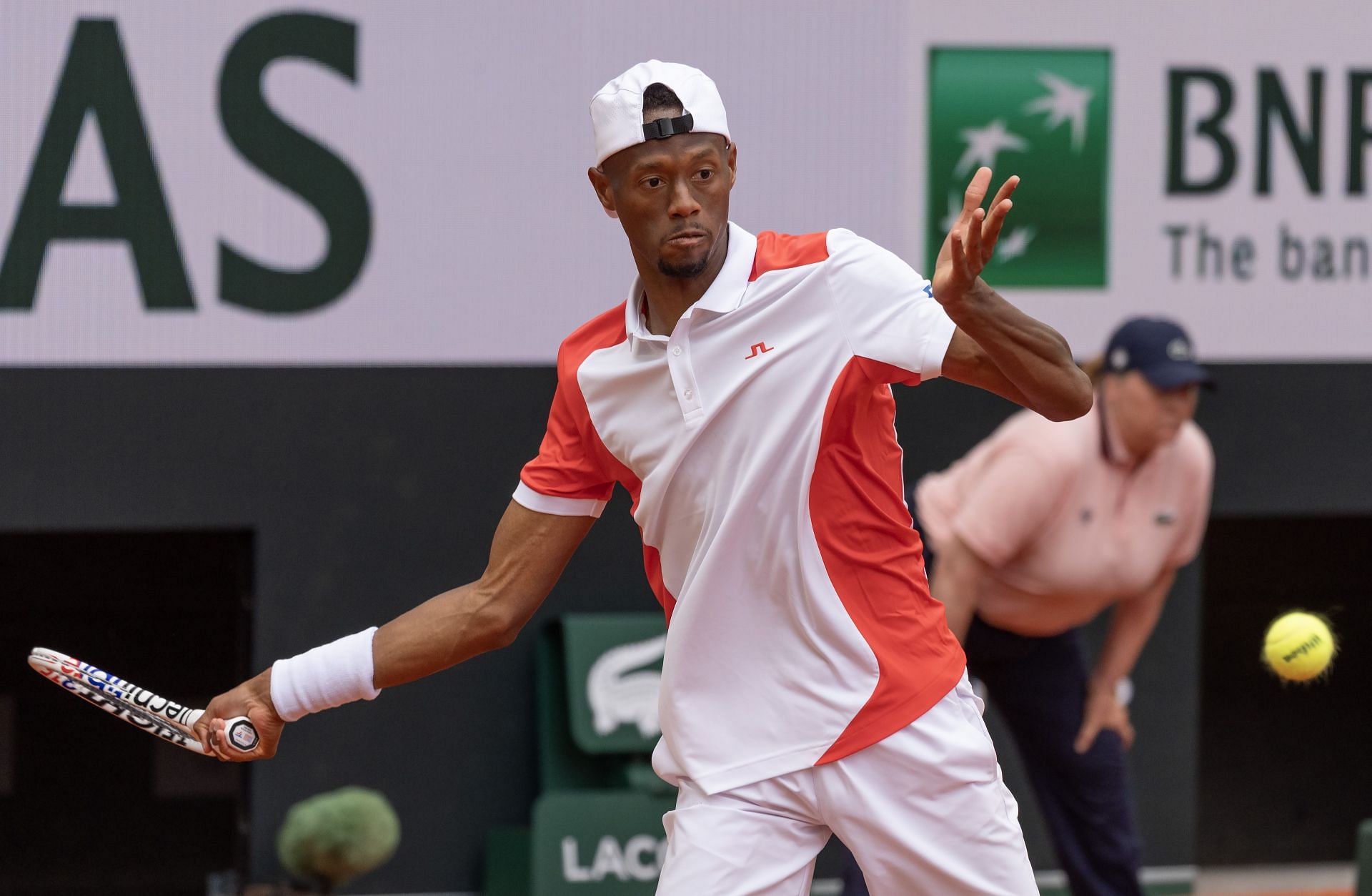 Christopher Eubanks in action at the 2024 French Open (Picture: Getty)