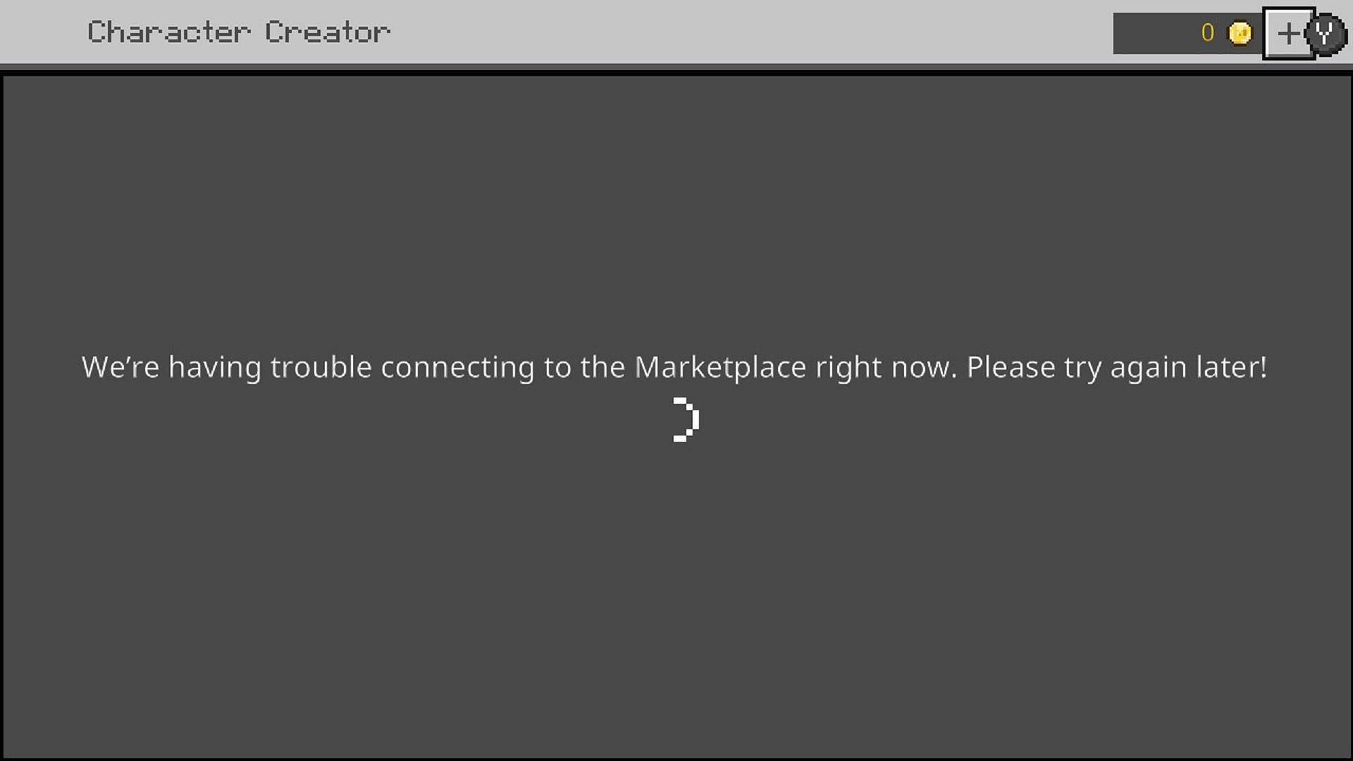 This error appears to be connected to the in-game marketplace in some capacity (Image via Mojang Bug Report)