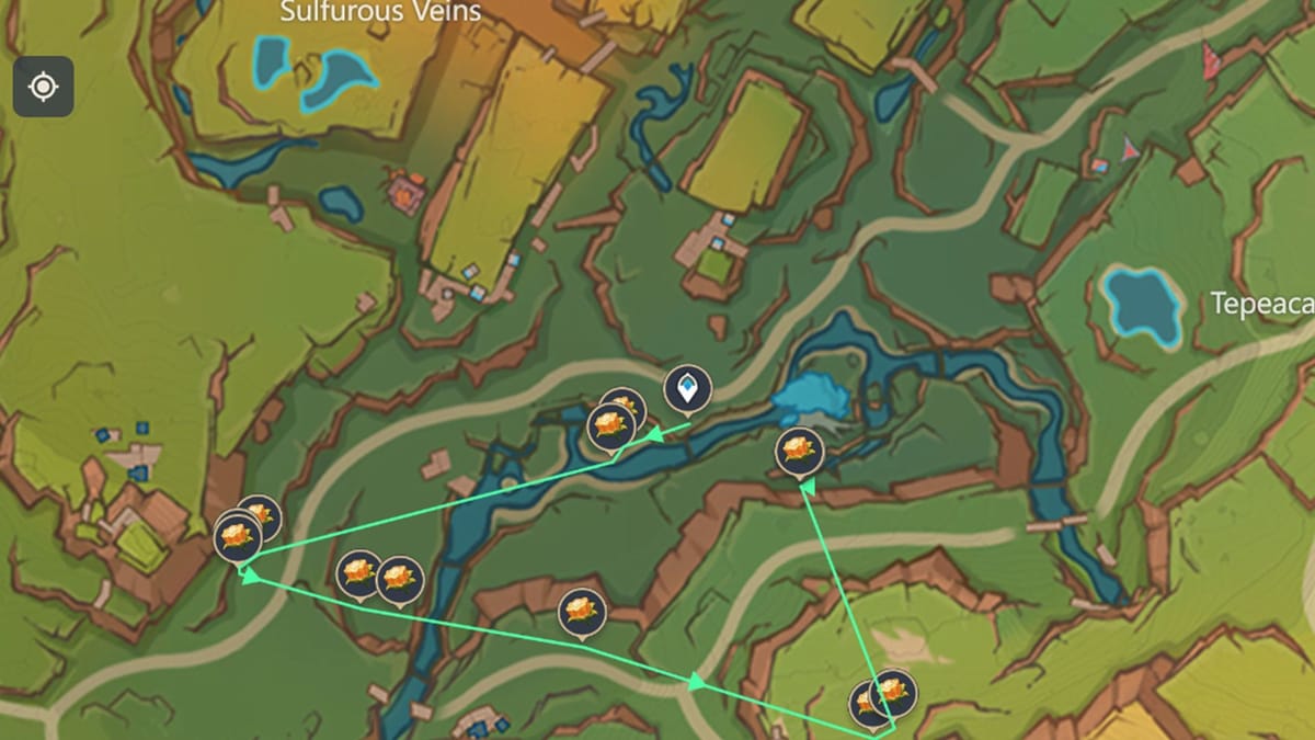 Genshin Impact Cacahuatl locations and farming routes