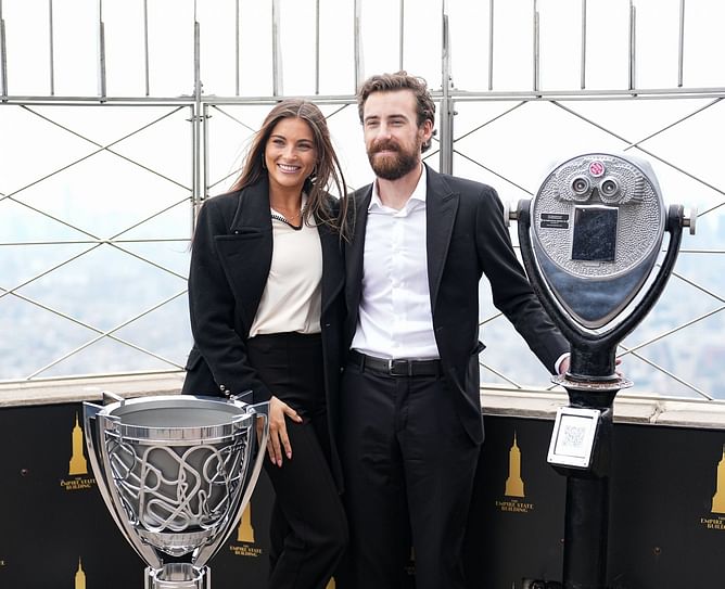 In Pictures: Ryan Blaney's fiancee Gianna Tulio dazzles in chic shirtdress while enjoying ski resort town