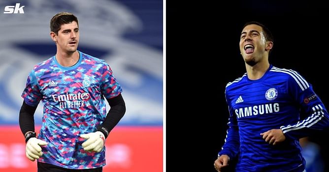 "You can kick them and they’ll stand up" - Thibaut Courtois compares Real Madrid star to former teammate Eden Hazard