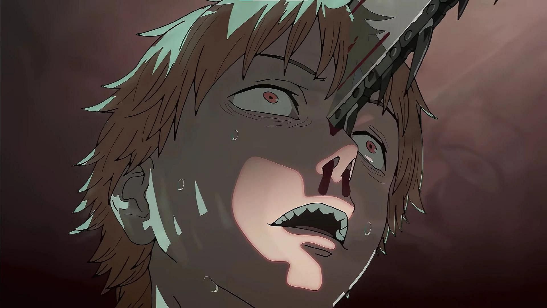 Denji as shown in the Chainsaw Man anime (Image via MAPPA)