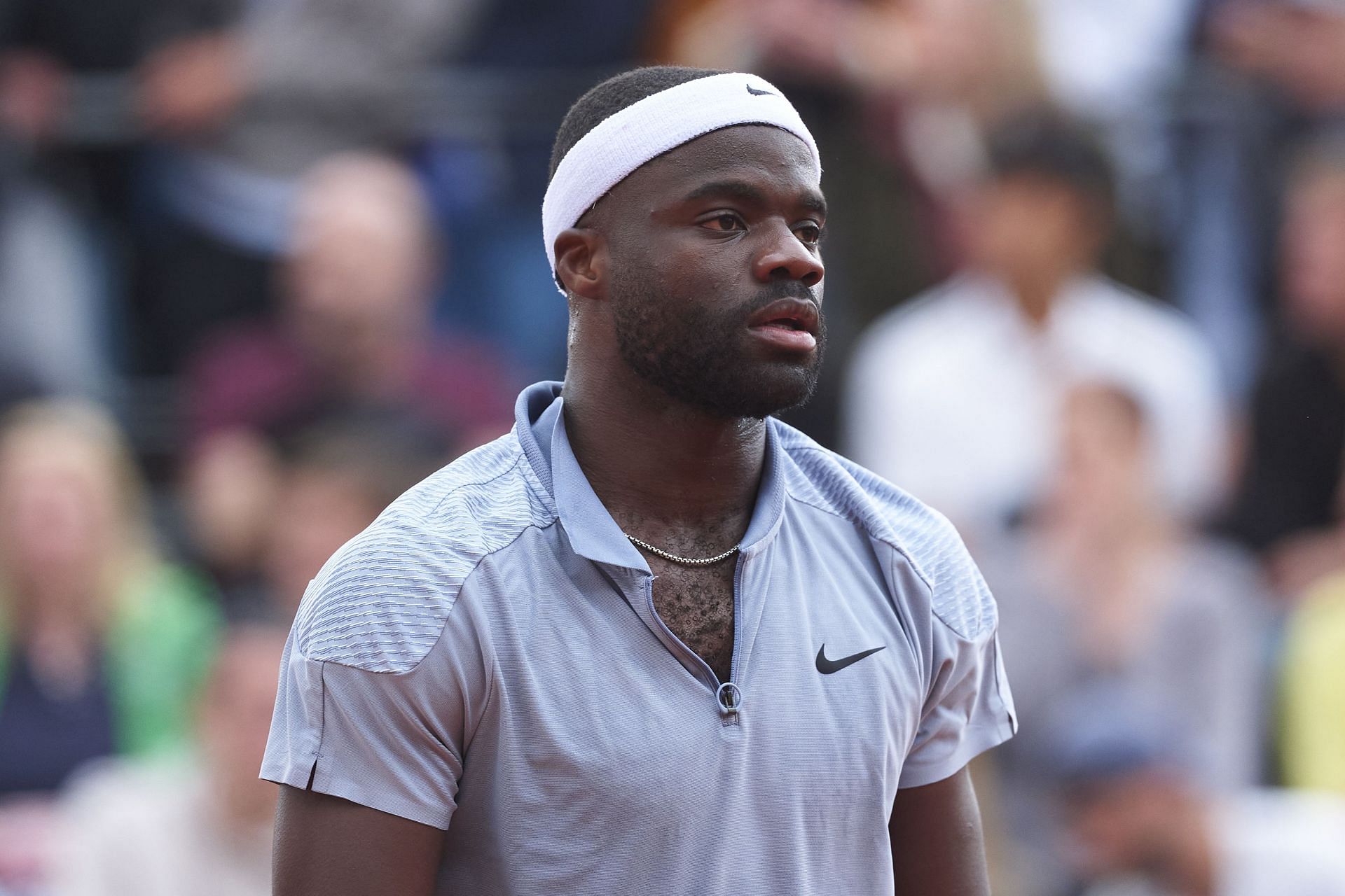 Frances Tiafoe pictured at the 2024 French Open - Source: Getty