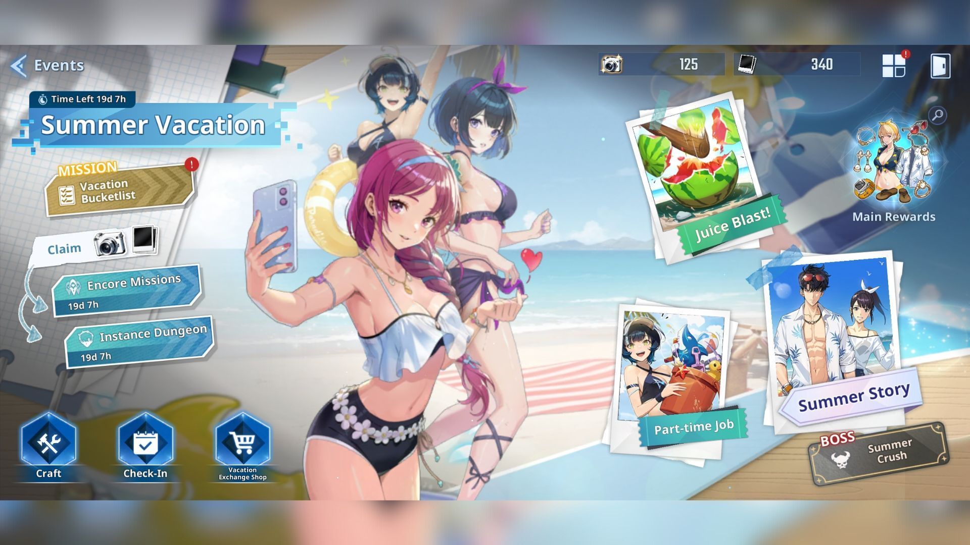 You can get the Secured Marlin Surfboard from the Summer Vacation event. (Image via Netmarble)