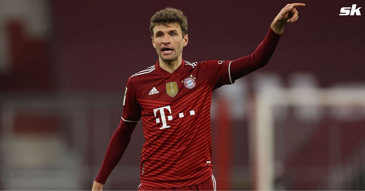 Thomas Muller in action for Bayern Munich