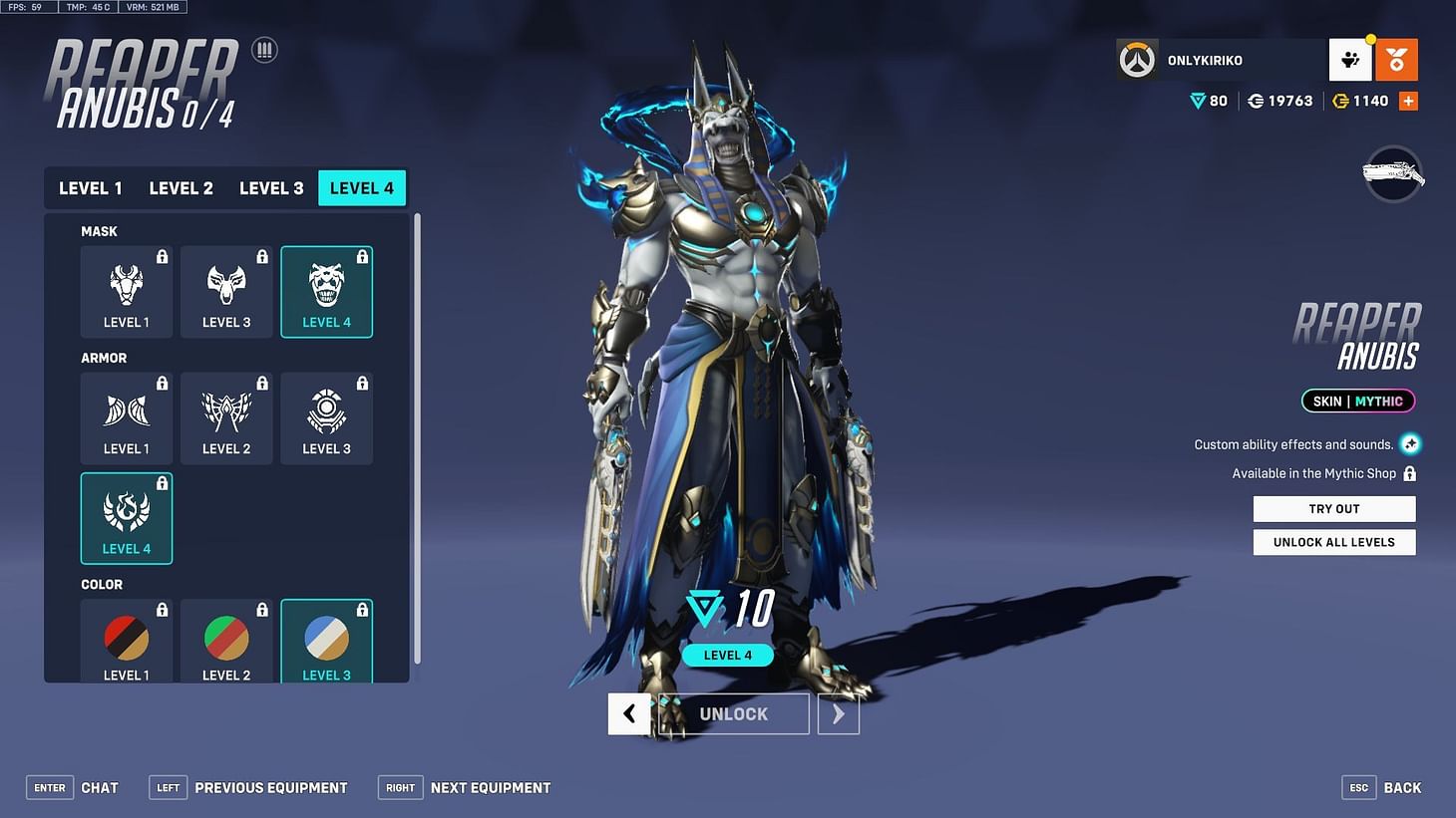 Overwatch 2 Anubis Reaper skin: All variants, how to buy, and more