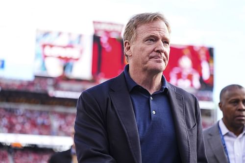 Roger Goodell at NFC Championship - Detroit Lions v San Francisco 49ers