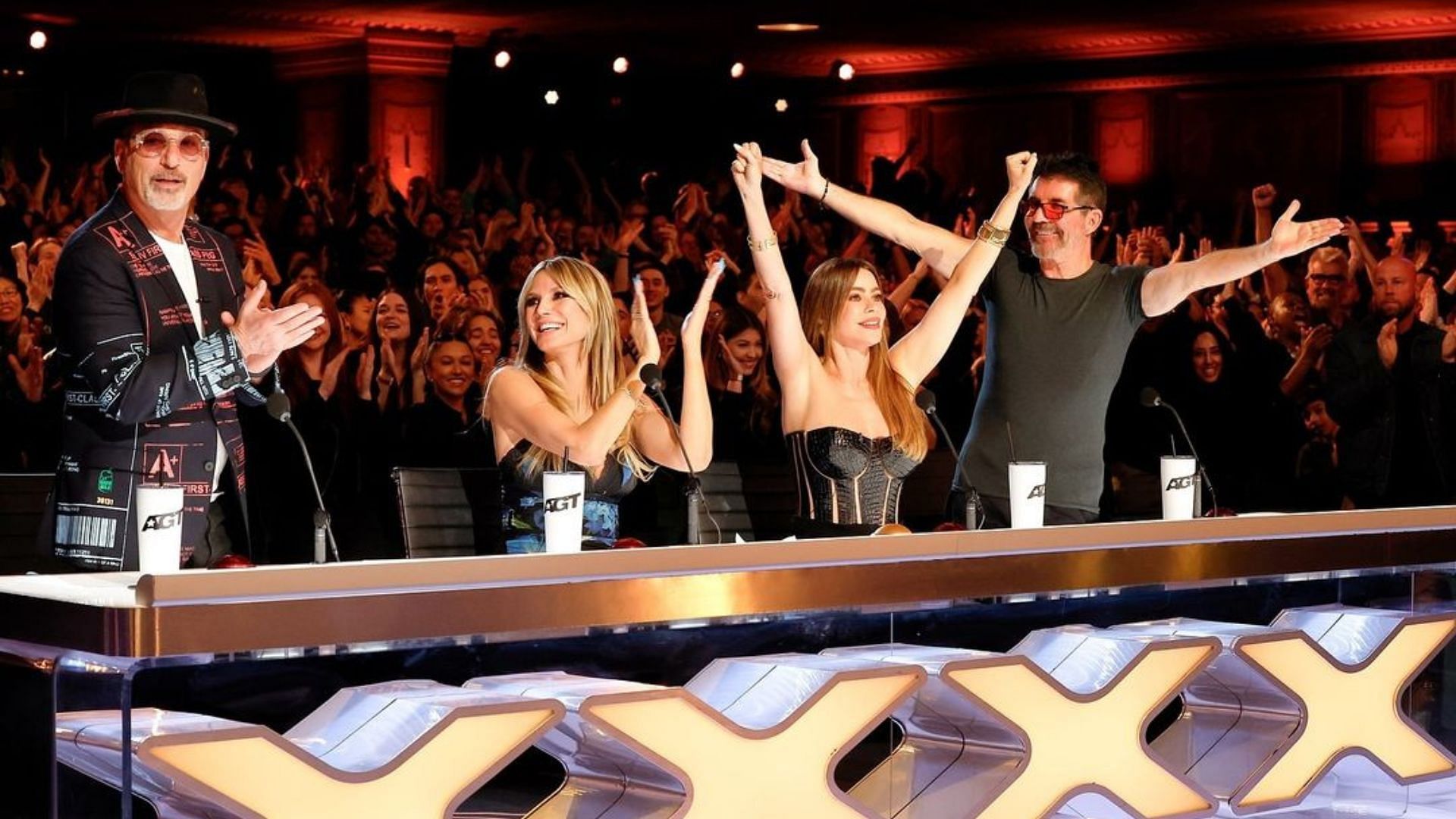 The Judges from AGT (Image via Instagram/@simoncowell)