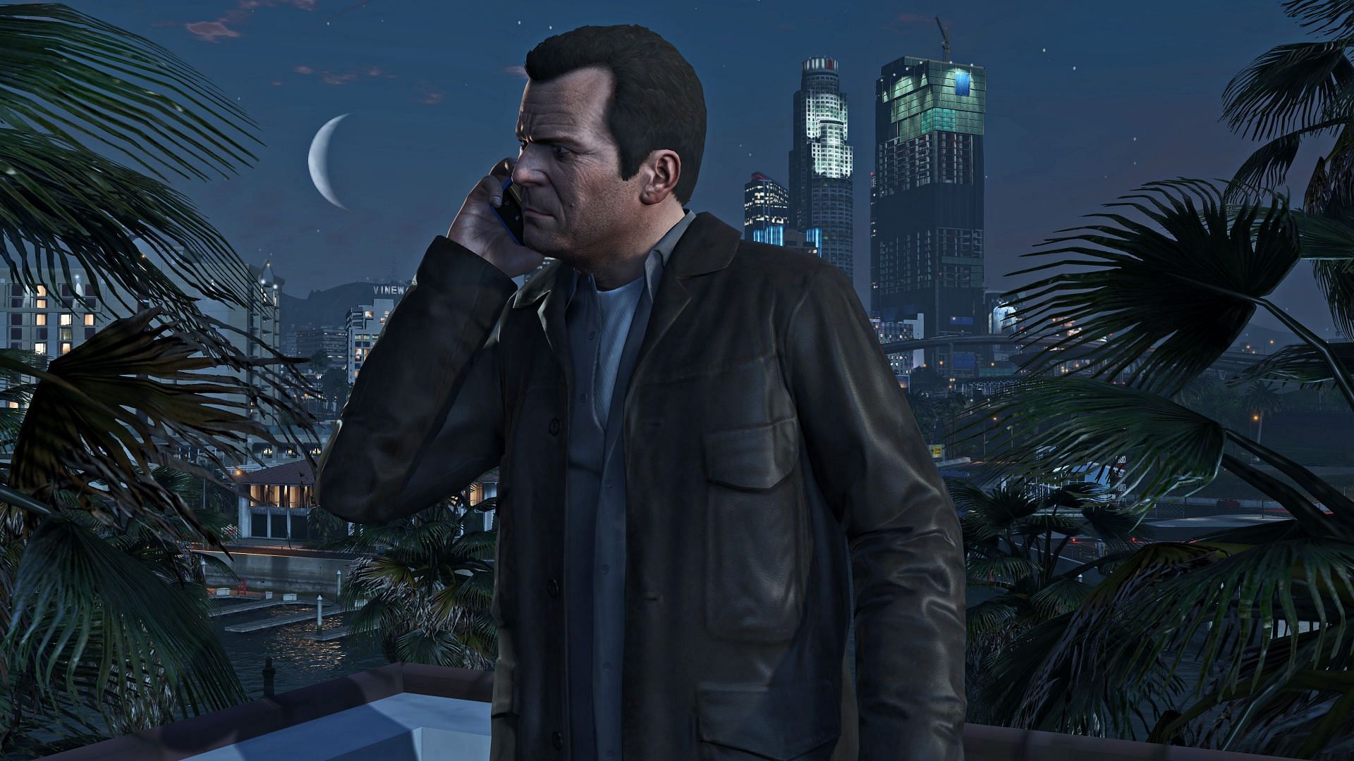 Michael De Santa in an official Grand Theft Auto 5 screenshot (Image via Rockstar Games)