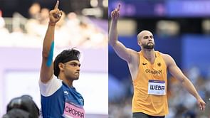 Paris 2024 Olympics Javelin Throw: Neeraj Chopra vs Julian Weber head-to-head record