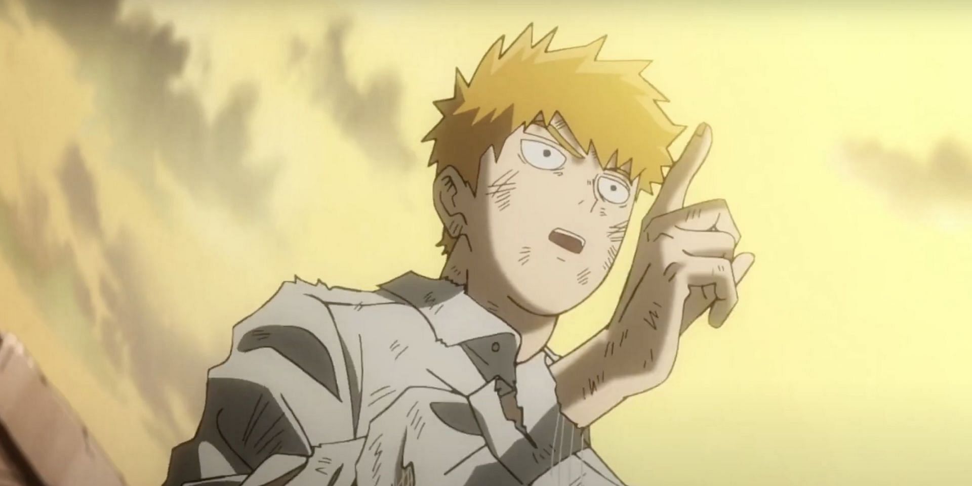 Arataka Reigen as seen in anime (Image via Studio Bones)