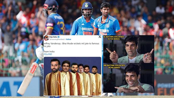 "ICC has rigged the pitch for Rohit"- Top 10 funny memes after India's deflating loss vs Sri Lanka in 2nd ODI