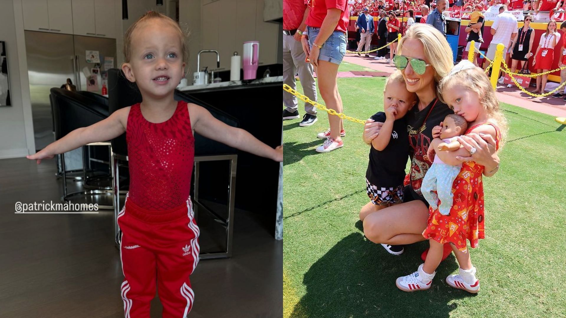 Patrick Mahomes, wife Brittany dote on daughter Sterling as 3-year-old takes up new sport