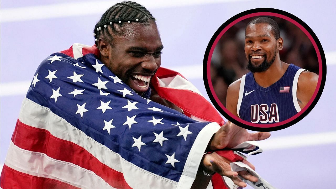 Noah Lyles fans revisit Kevin Durant and Co.