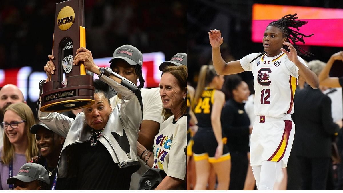 Dawn Staley and Milaysia Fulwiley (Image Credits: IMAGN)