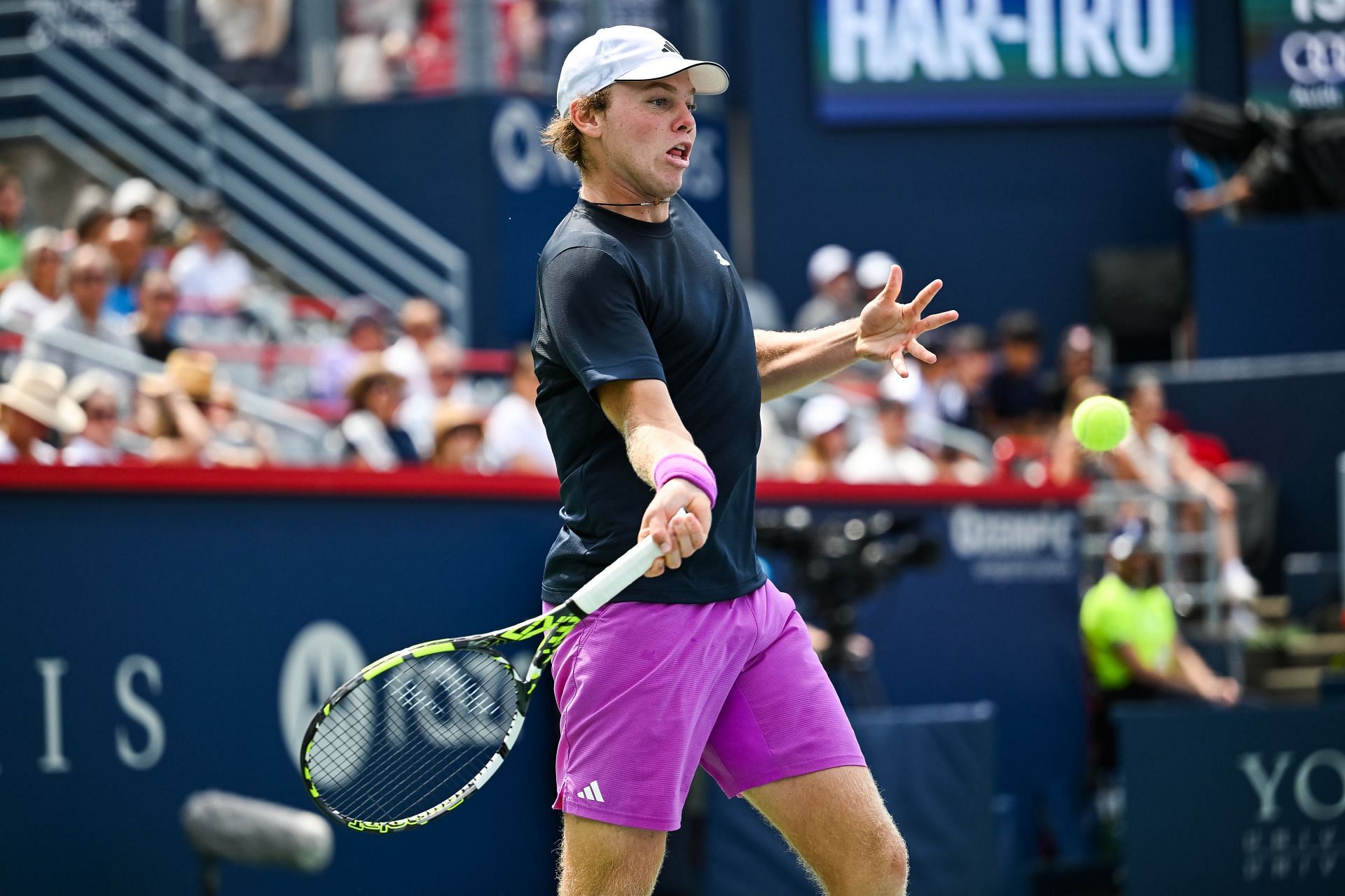 Alex Michelsen in action at the National Bank Open (Picture: Getty)