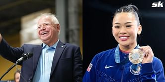 What is the connection between Suni Lee & US Presidential nominee Kamala Harris' newly-appointed running mate Governor Tim Walz? All about their bond