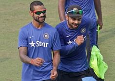 [Watch] When Virat Kohli tricked Shikhar Dhawan into celebrating a hundred though the opener was batting on 99