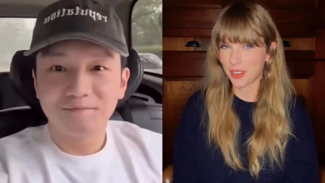 "Swifties will support him forever" - Fans react as Olympics star Fan Zhendong shares Taylor Swift song after winning a gold medal