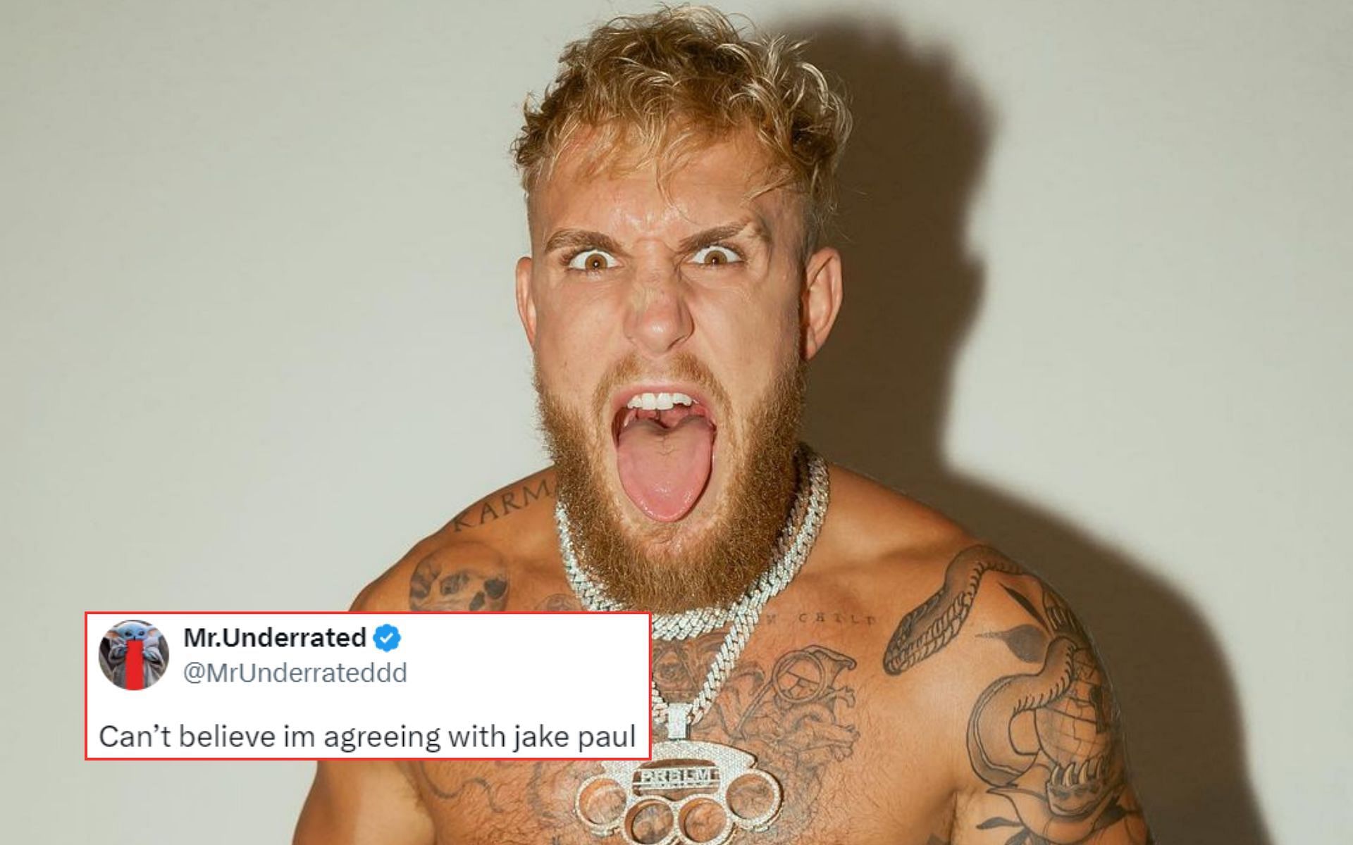 Jake Paul elicits mixed reactions online after dig at New York City. [Image courtesy @jakepaul on Instagram and @HappyPunch on X]