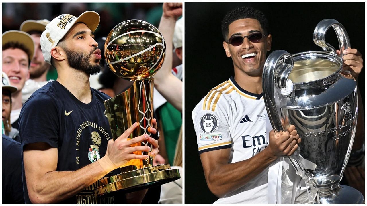 3 things potential NBA-FIBA crossover tournament can learn from UEFA Champions League. (Photos: IMAGN and GETTY)