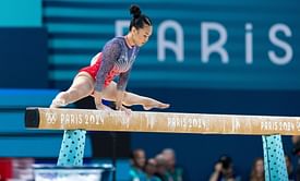Ryan Gosling and Eva Mendes make special appearance to watch Suni Lee win Uneven Bars medal at Paris Olympics 2024