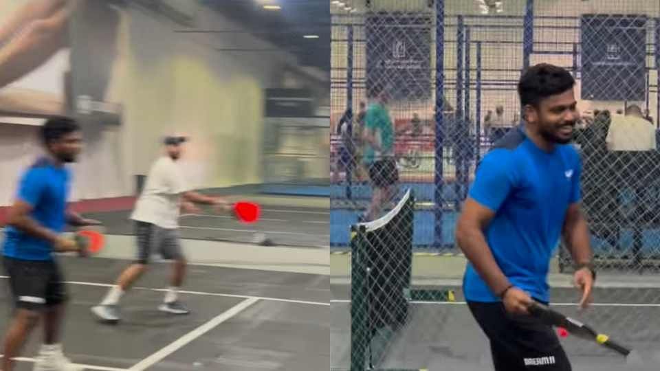 Sanju Samson was playing pickleball with Chirag Suri (Image: Instagram/csuri128)