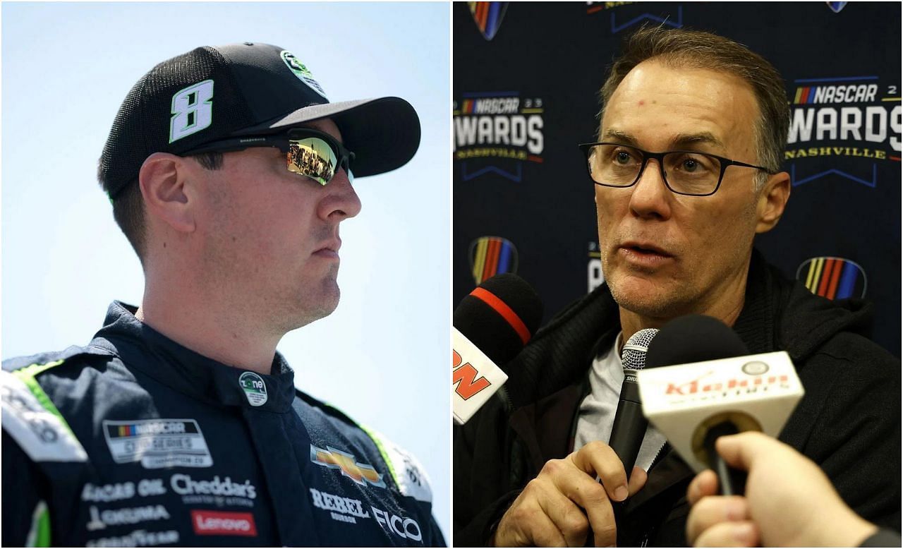 Kyle Busch(L), Kevin Harvick (R)