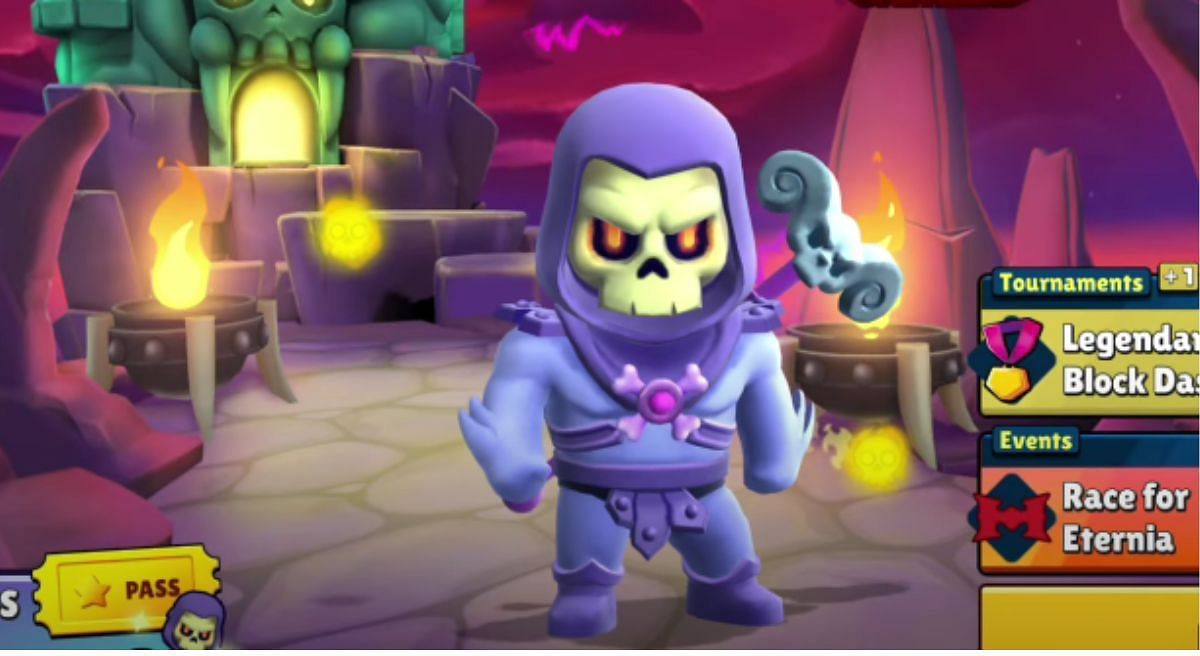 Skeletor in Stumble Guys (Image via: Scopely)