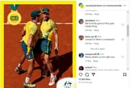 Daria Saville and Max Purcell's reactions. (Instagram @ausolympicteam)