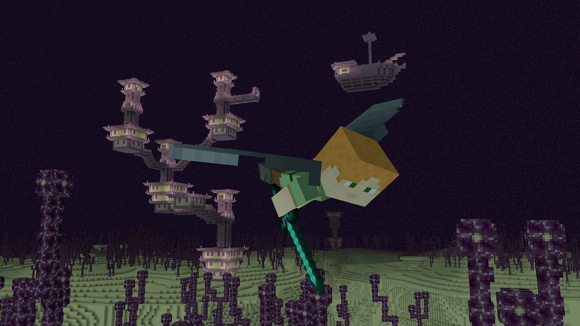 The 1.0 Ender Update effectively completed Minecraft&#039;s Survival Mode progression (Image via Mojang)