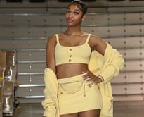 In Photos: Angel Reese shows off her style in chic all-mustard Chanel outfit with $178 bag for Sky-Mystics