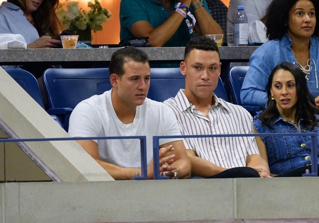 WATCH: Yankees stars Aaron Judge and Anthony Rizzo attend the US Open ...