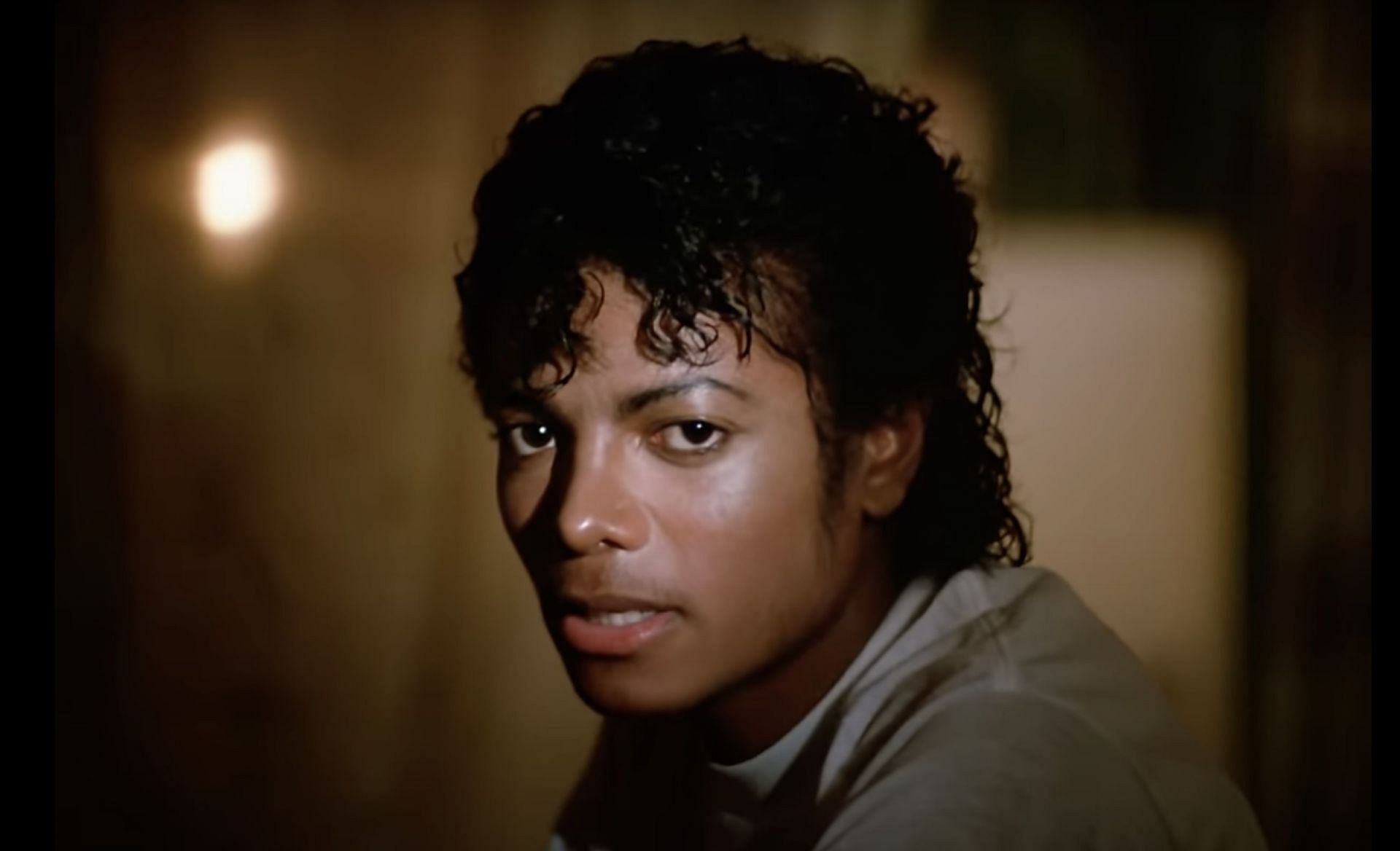 Jackson in the Beat It music video (Image via YouTube/Michael Jackson)