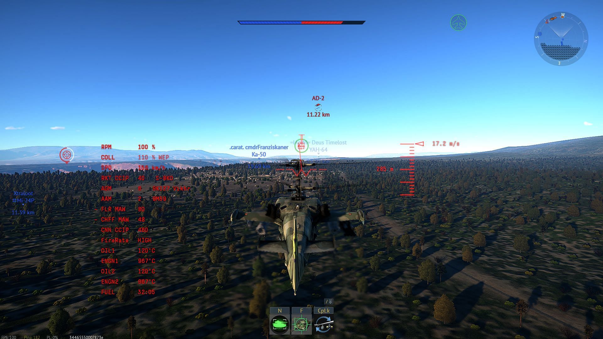 Helicopter Battles is a PvE objective based game mode (Image via Gaijin Entertainment)