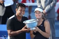 , Leander Paes with Martina Hingis after winning in 2015 - Image by Getty Images