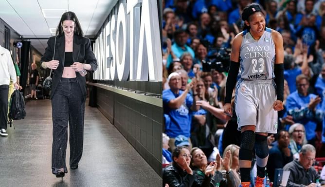 In Pictures: Caitlin Clark & Lynx players wear Maya Moore gear to honor 4x WNBA champion's jersey retirement