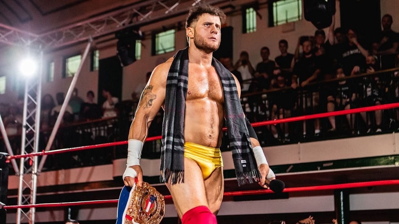 MJF is the current AEW International Champion [Image source: AEW Facebook]