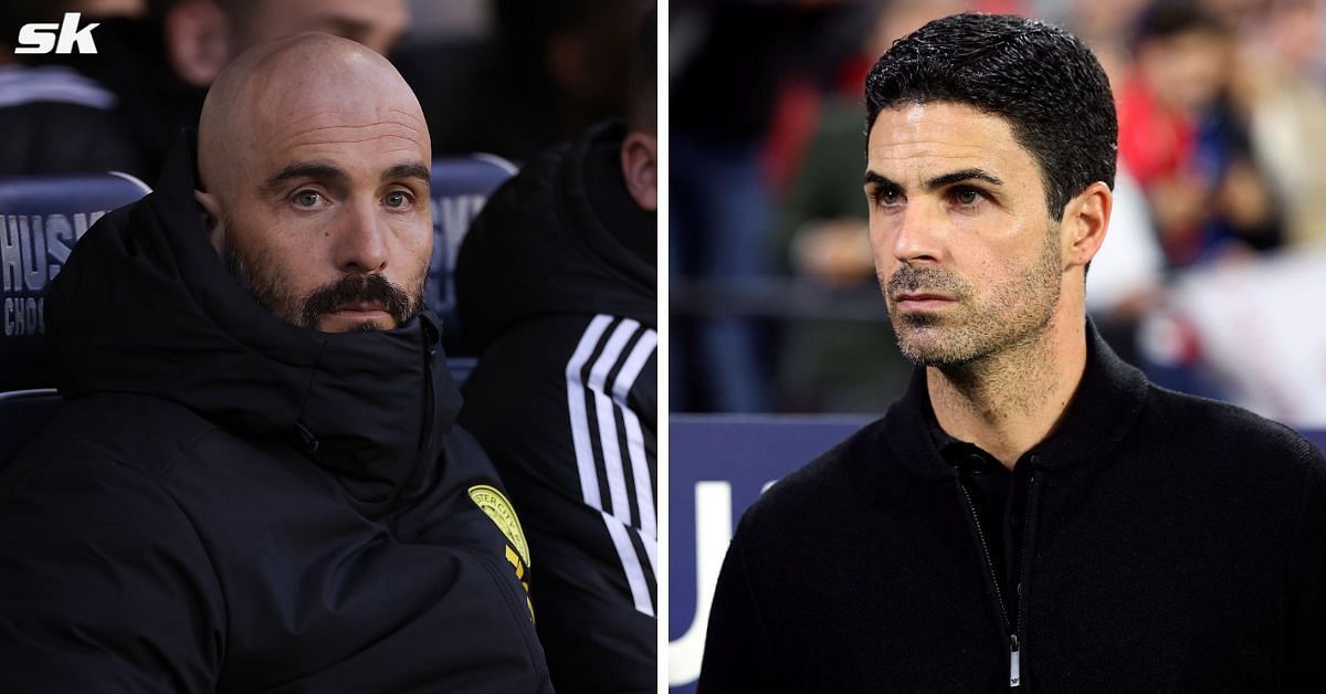 Enzo Maresca (left) and Mikel Arteta