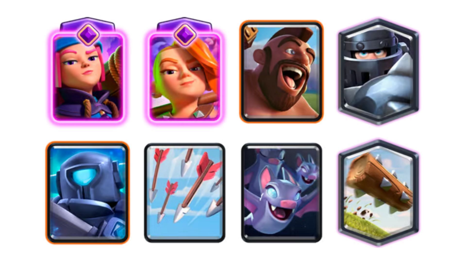 Hog MK Bats deck in Clash Royale (Image via SuperCell)