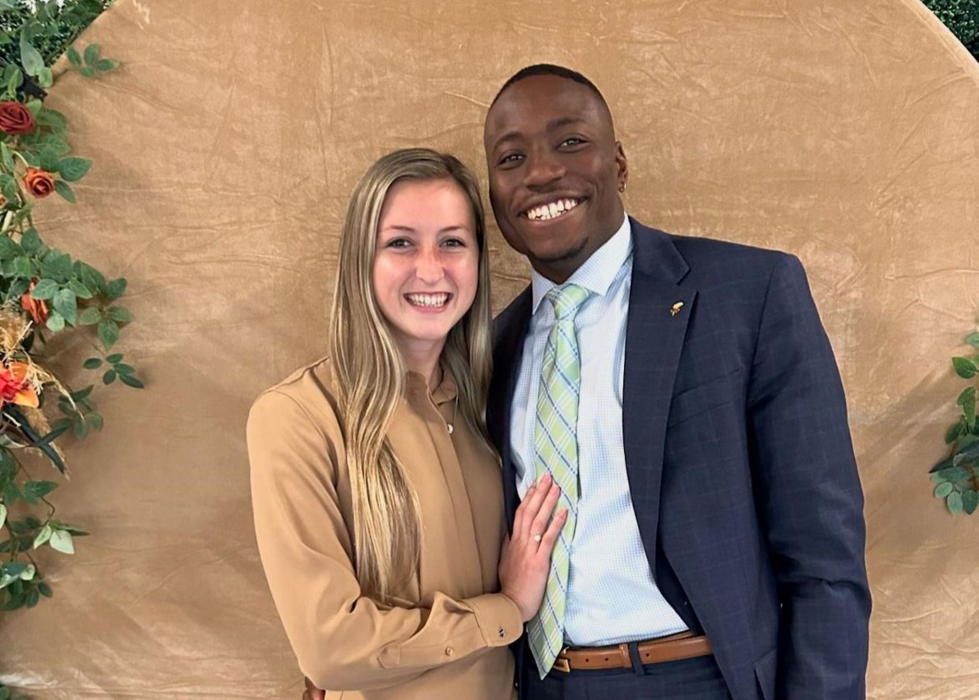 Grant Holloway and Katie Chronister 