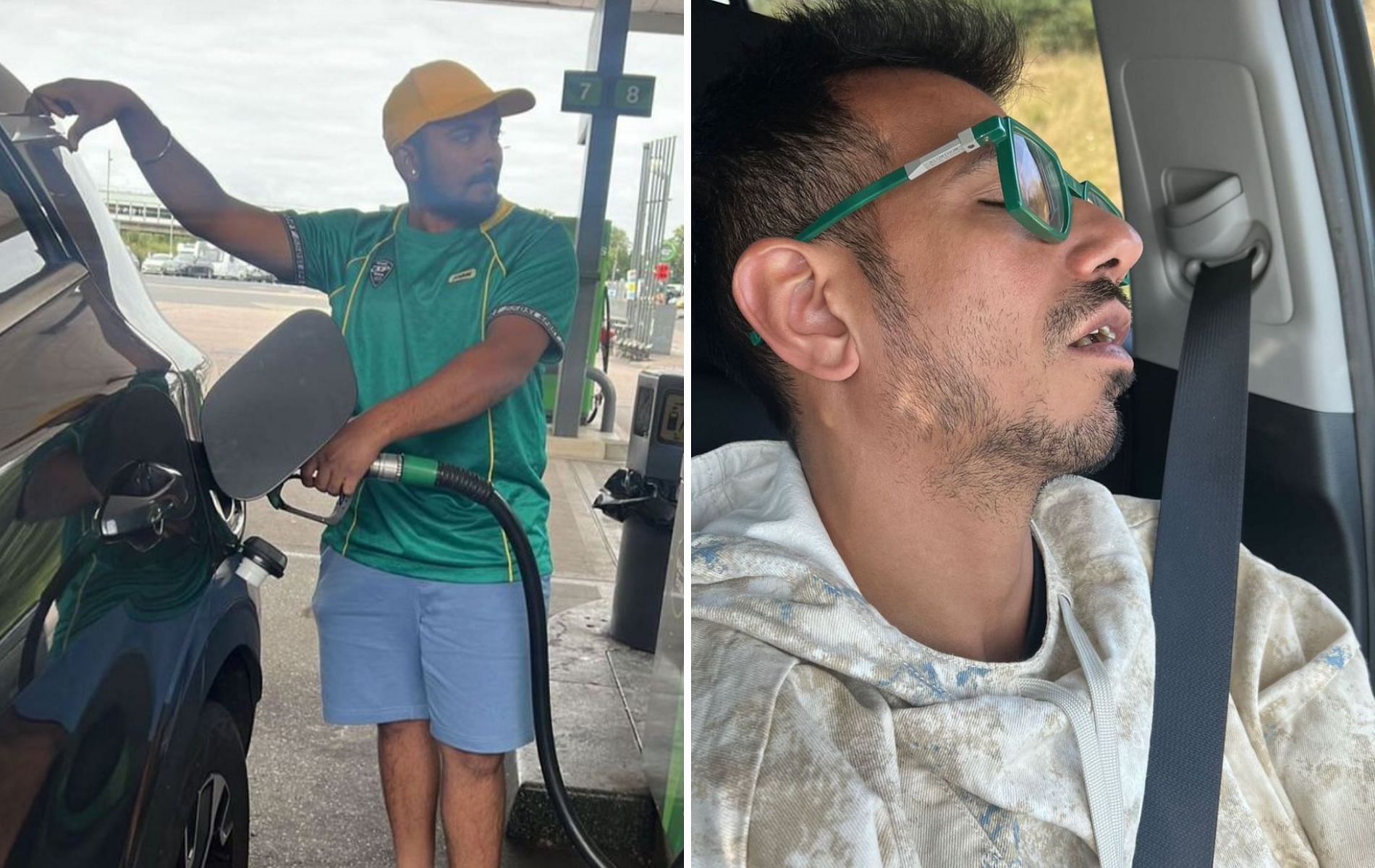 Prithvi Shaw (L) and Yuzvendra Chahal (R). (Pics: Instagram)