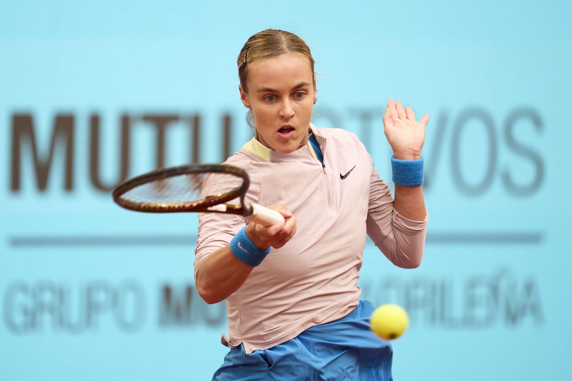 Anna Karolina Schmiedlova at the Madrid Open 2024. (Photo: Getty)