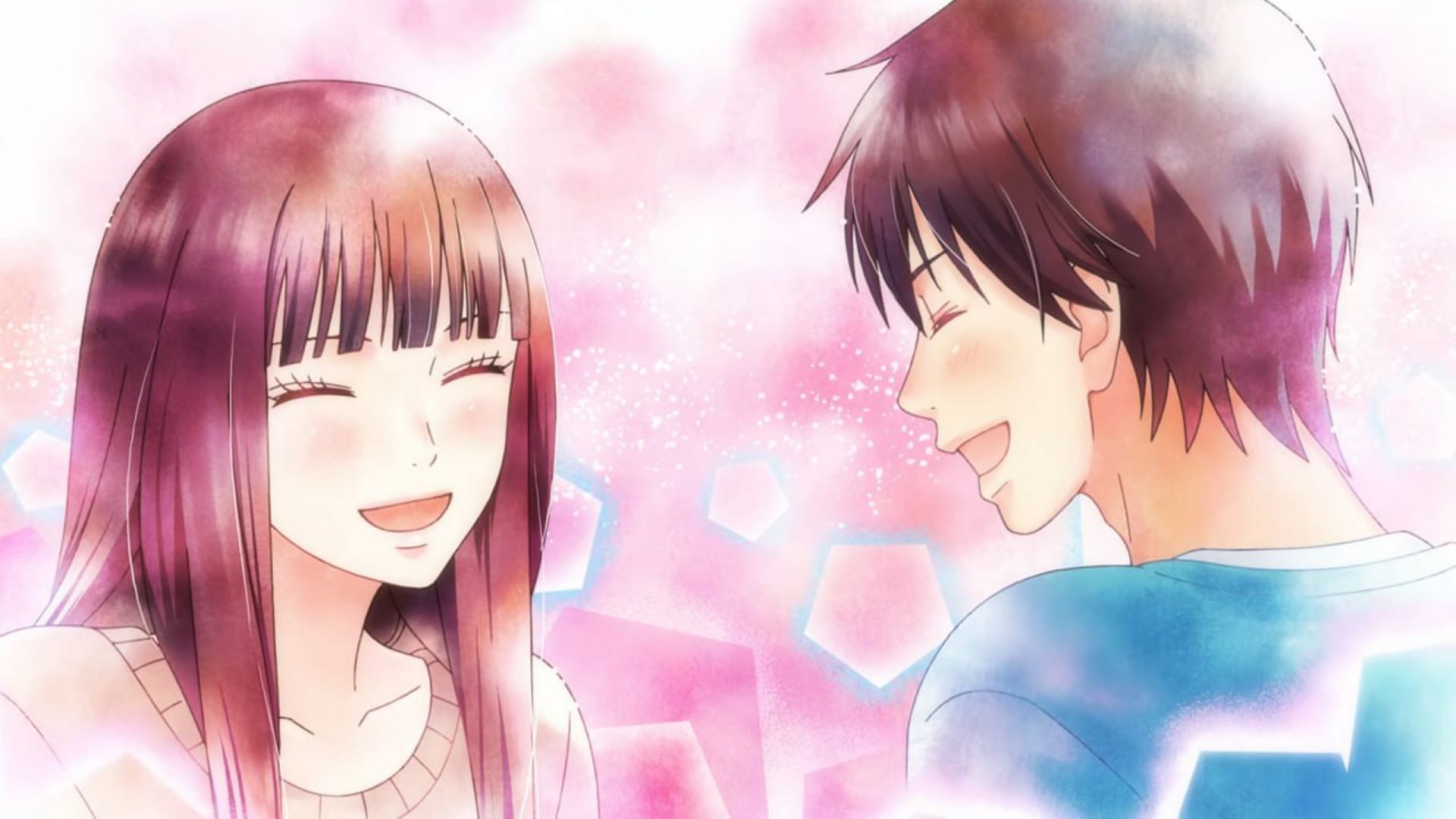 Sawako and Shota, as seen together in the anime (Image via Production I.G)