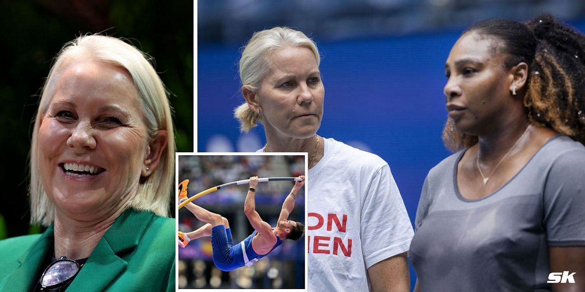 Rennae Stubbs (L), Subbs and Serena Williams, Inset: Anthony Ammirati (Source: Getty)