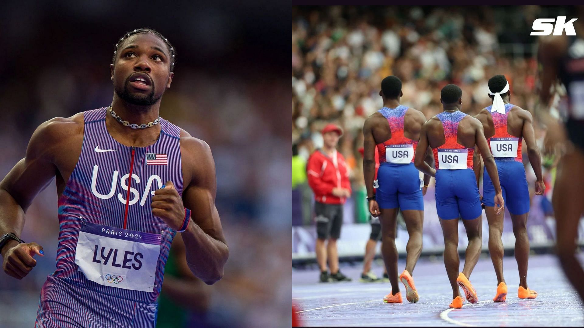 Noah Lyles speaks on 4x100m relay team