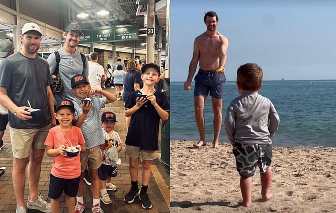 In Photos: Jeff Petry enjoys family vacation in Chicago, meets up with Red Wings teammate JT Compher for Cubs game
