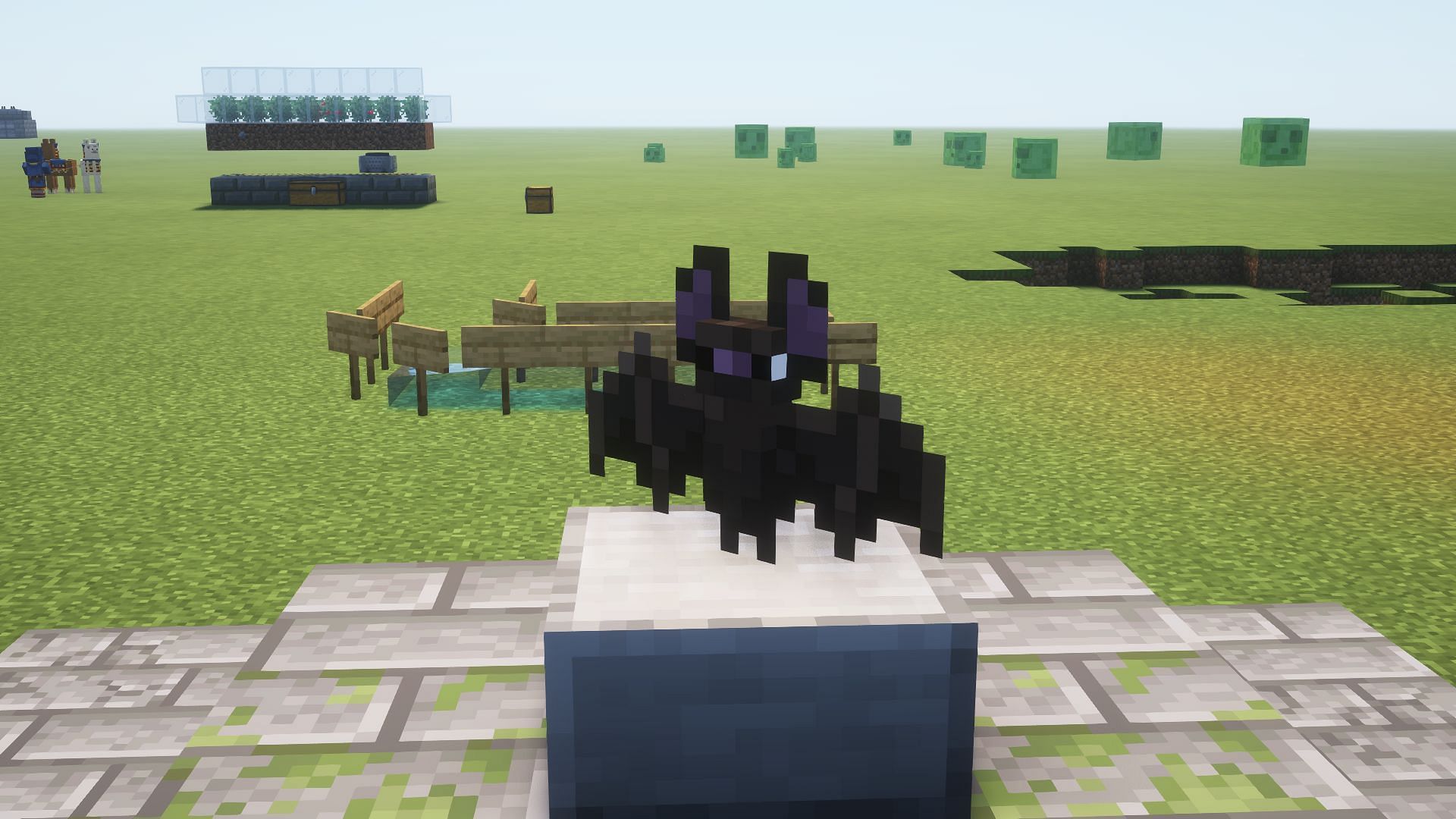 It&#039;s almost hard to hate bats because they&#039;re so irrelevant (Image via Mojang)