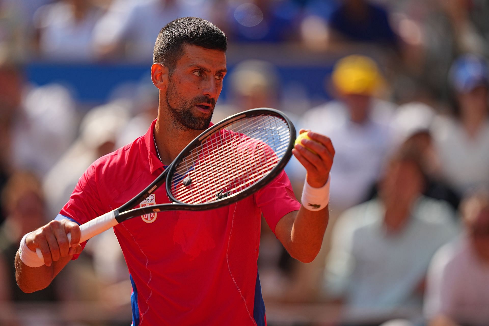 Djokovic at the Summer Olympics - Day 9 - Source: Getty